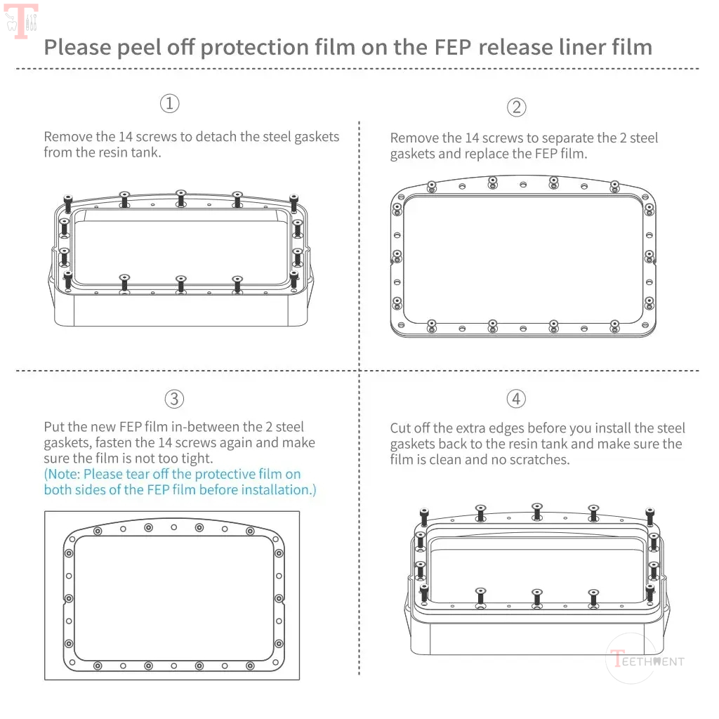 Elegoo Mars 4 DLP LCD 3D Printer FEP Film Pack of 5_6.jpg
