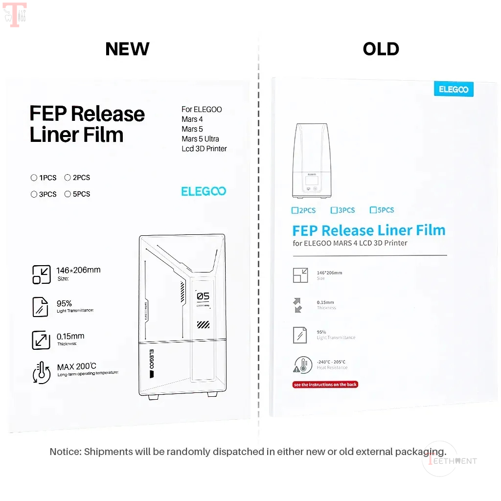Elegoo Mars 4 Max LCD 3D Printer FEP Film Pack of 5_5.jpg
