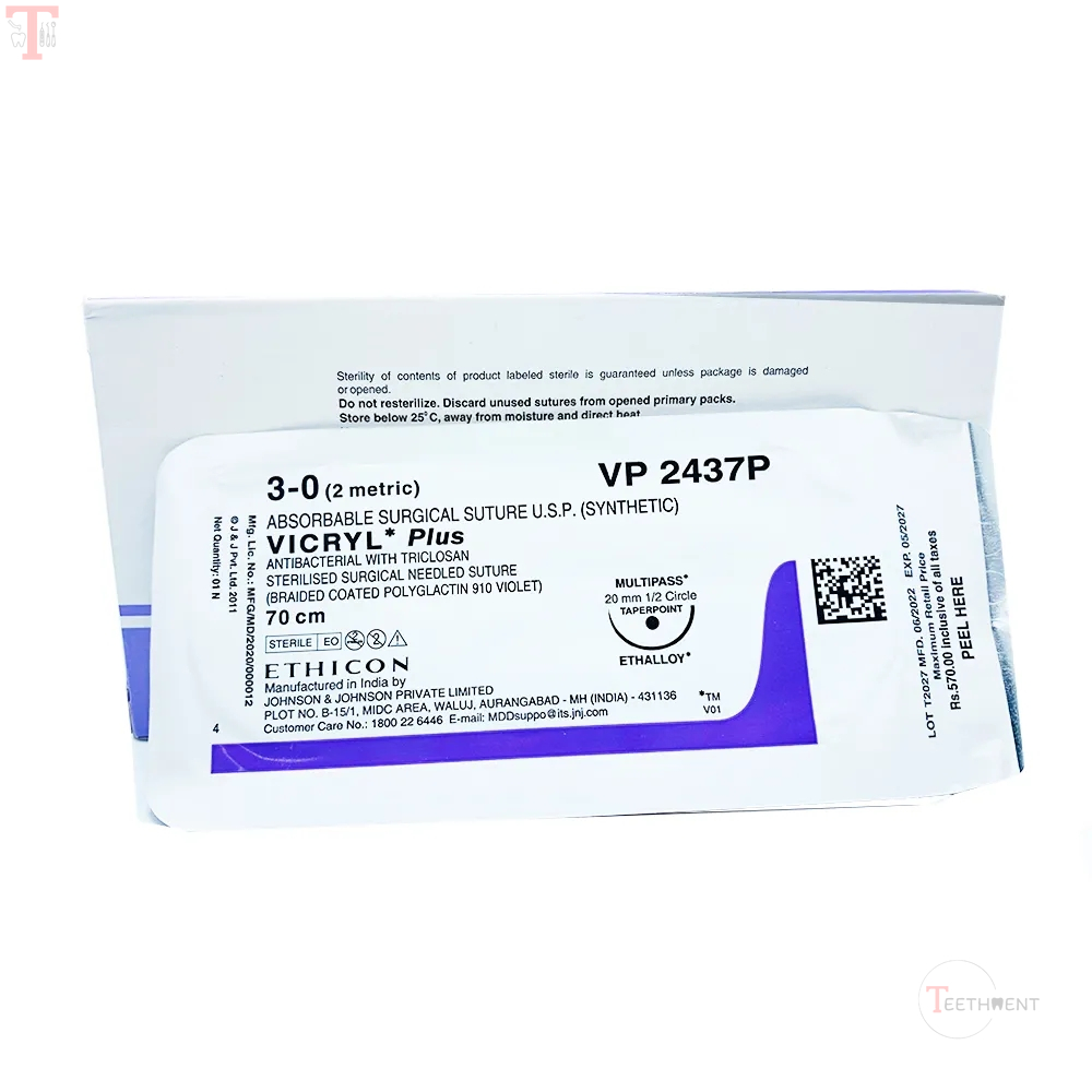 Ethicon Vicryl Plus  30 Absorbable Violet Braided Suture VP 2437P Pack Of 12_2.jpg