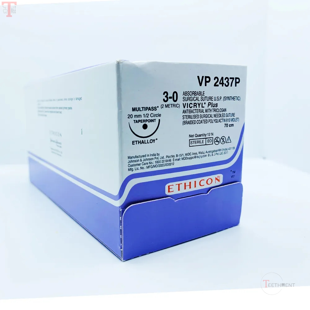 Ethicon Vicryl Plus  30 Absorbable Violet Braided Suture VP 2437P Pack Of 12_4.jpg