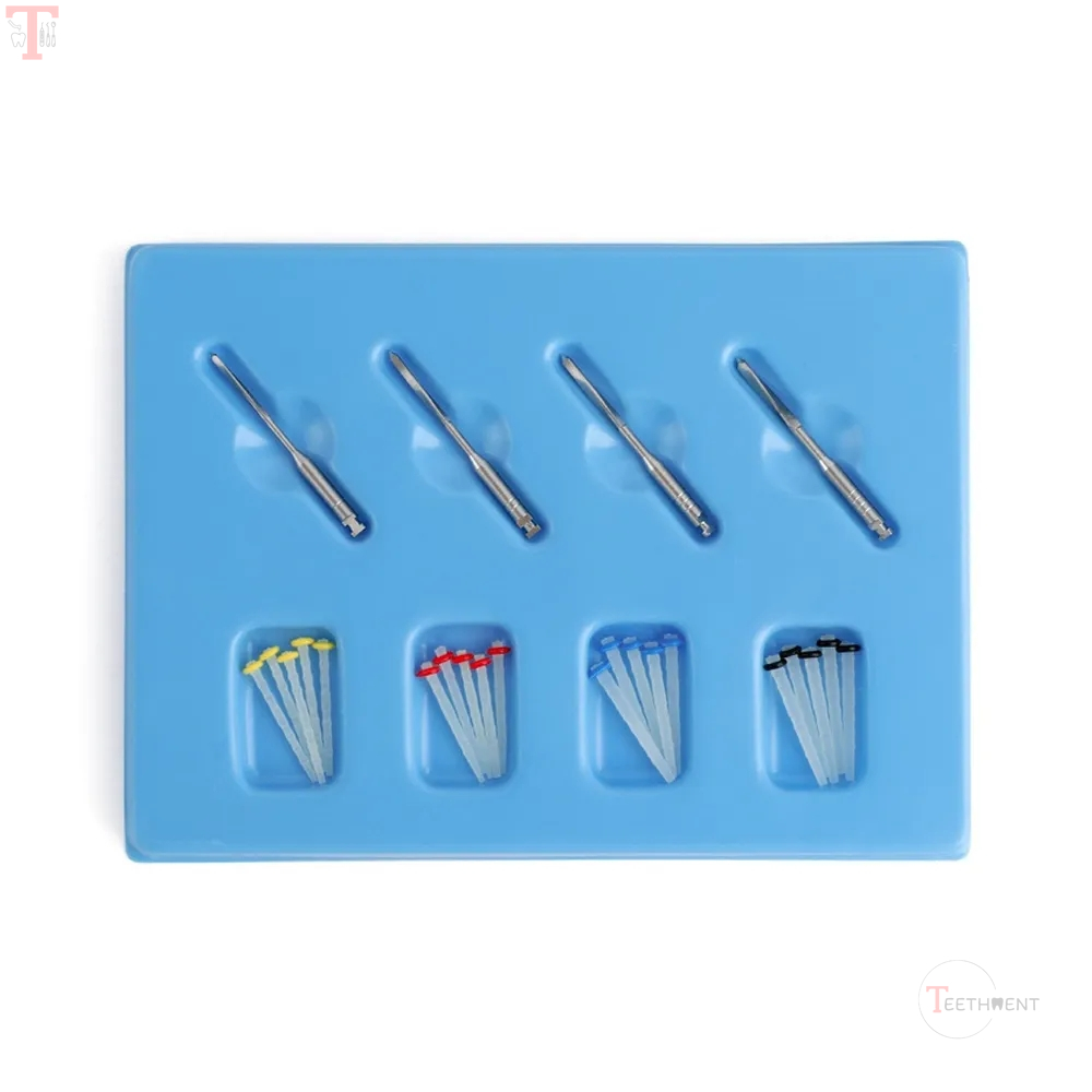 AAA Dental Fiber Post Kit (Pack of 20 Posts + 4 Drills)