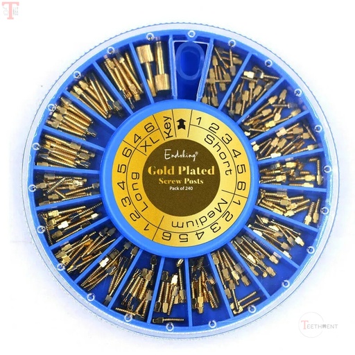 EndoKing Dental Conical Screw Posts